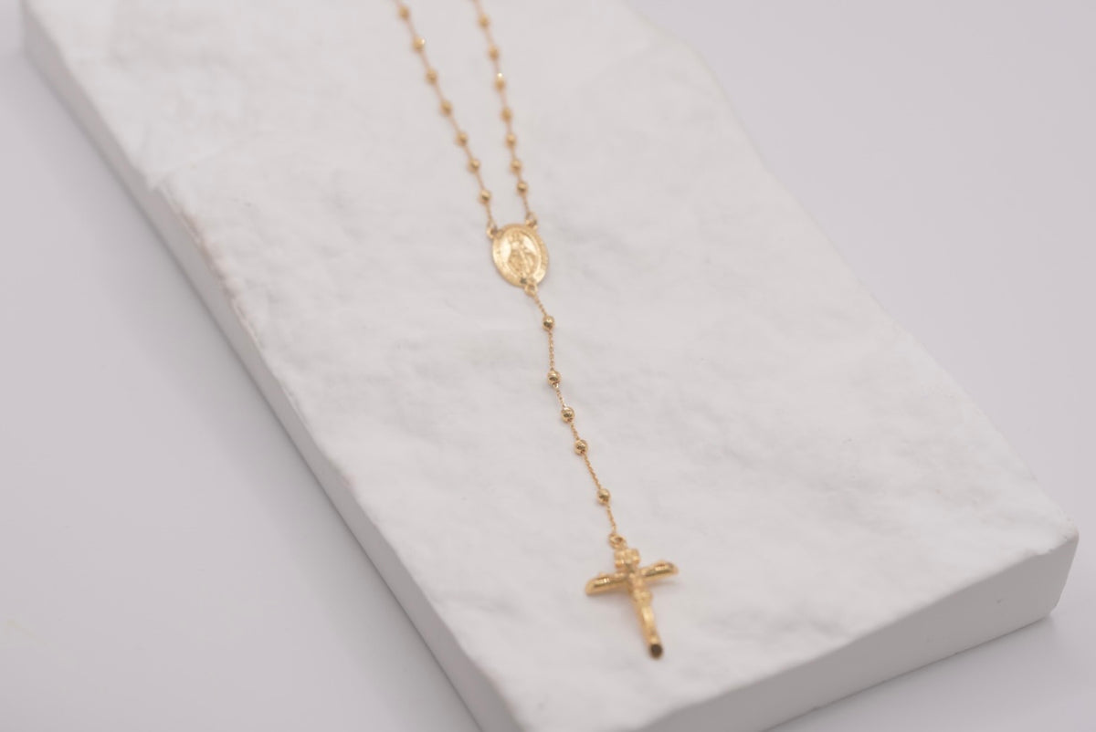 14k Rosary - Forever Faithful