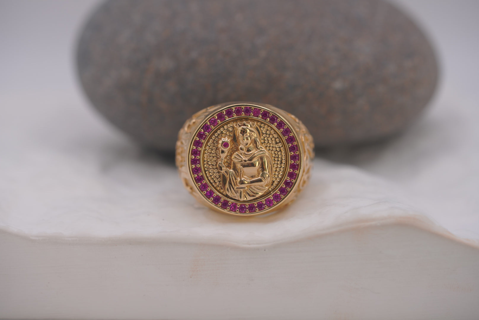 14k Men’s Ring - Warrior Spirit