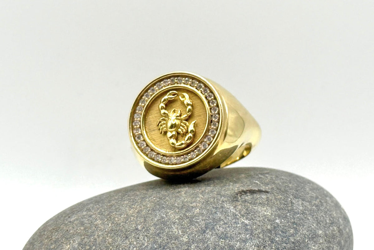 Scorpion Ring - Power Gold