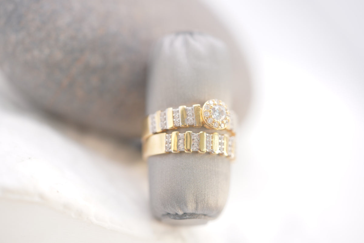 14k Matrimony Rings - Endless Duo