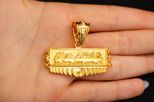 14k The Last Meal Pendant