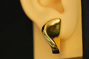 14k Teardrop Clip Earrings