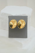 14k Earrings - Assymetric Ovals
