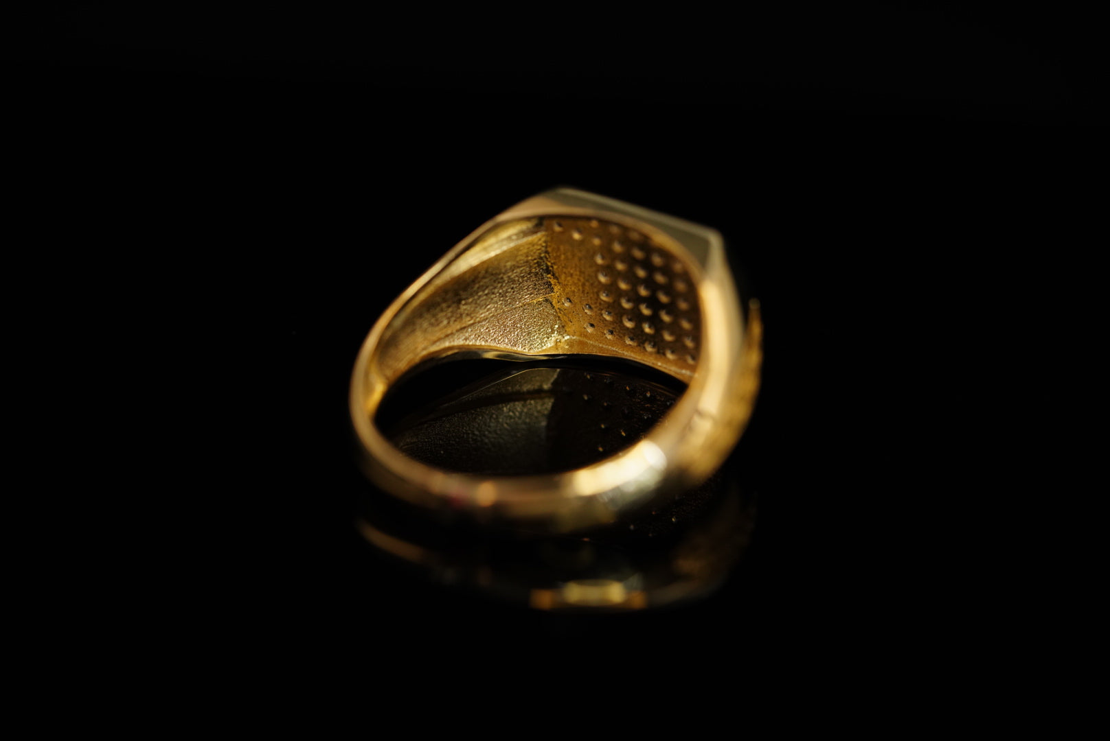 14k Crystals Abstract Ring