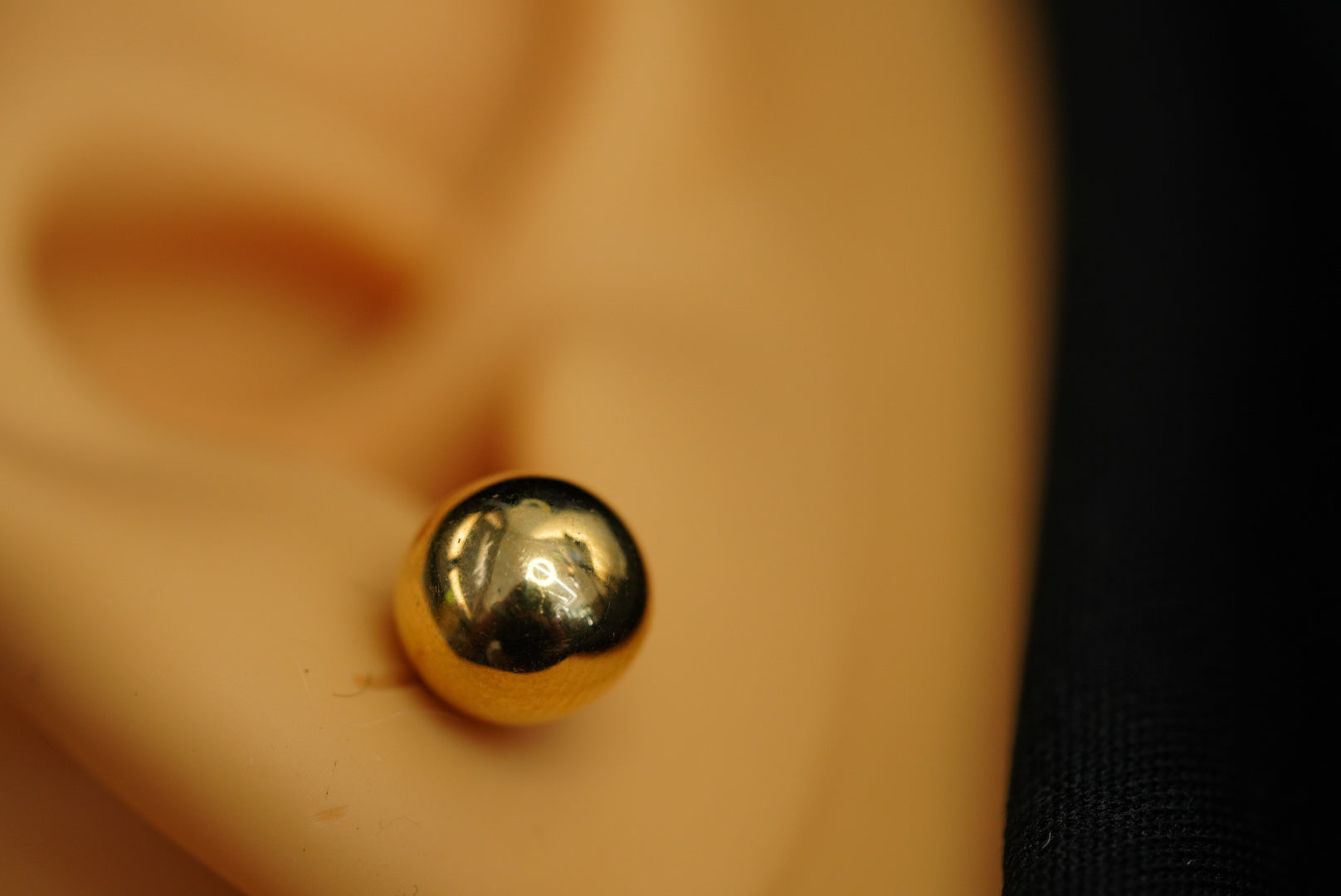 14k/10k Big Ball Stud Earrings