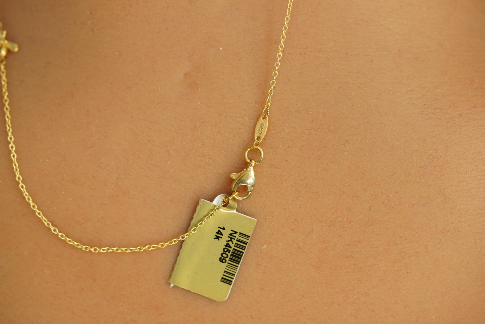 14k Bee Necklace