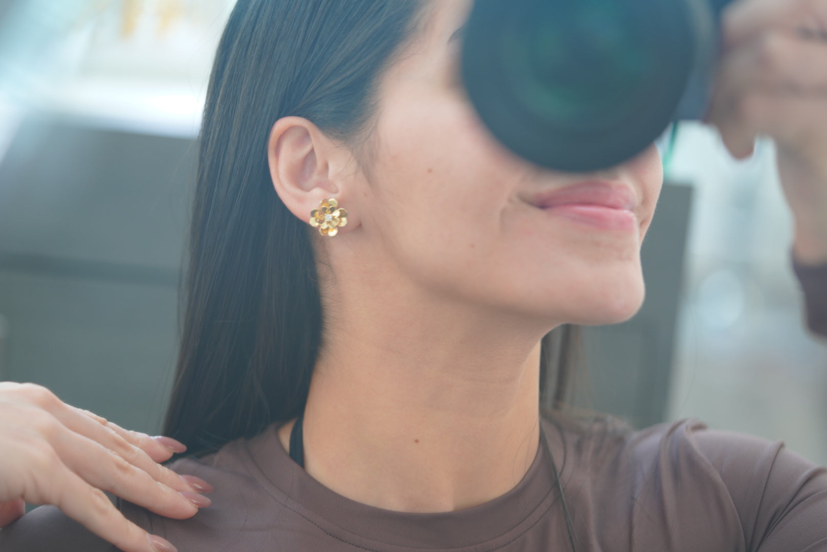 14k Women’s Earrings - Flower Beauty