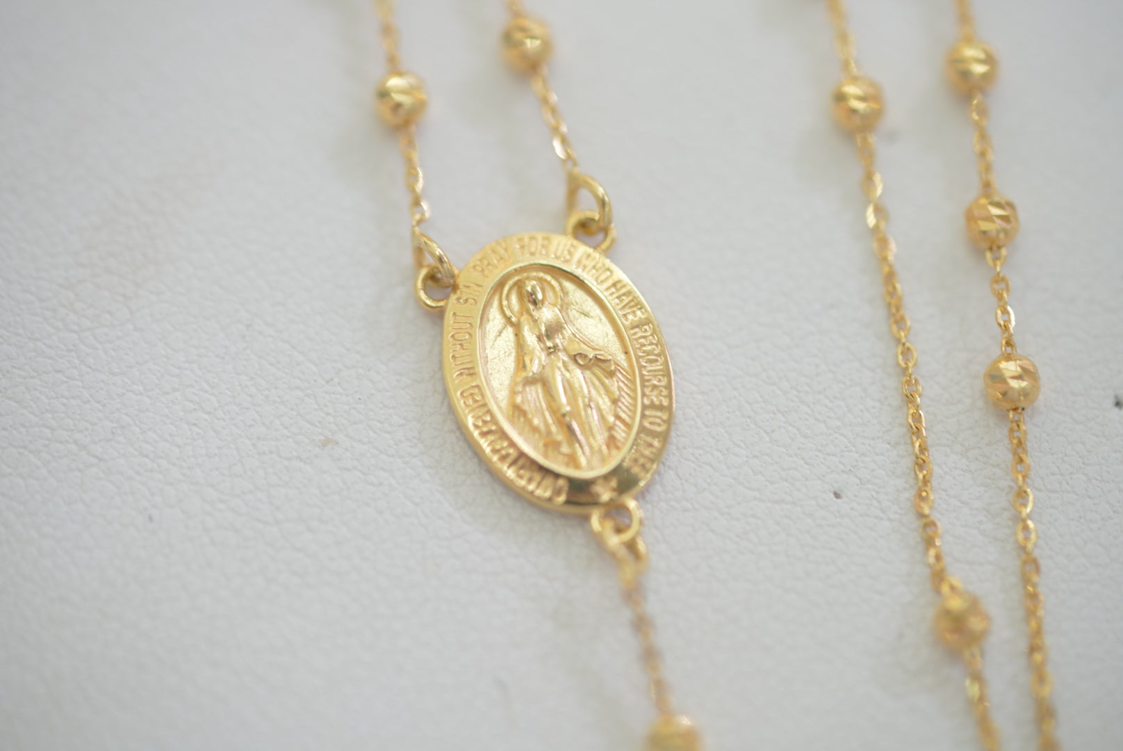 14k Rosary - Forever Faithful