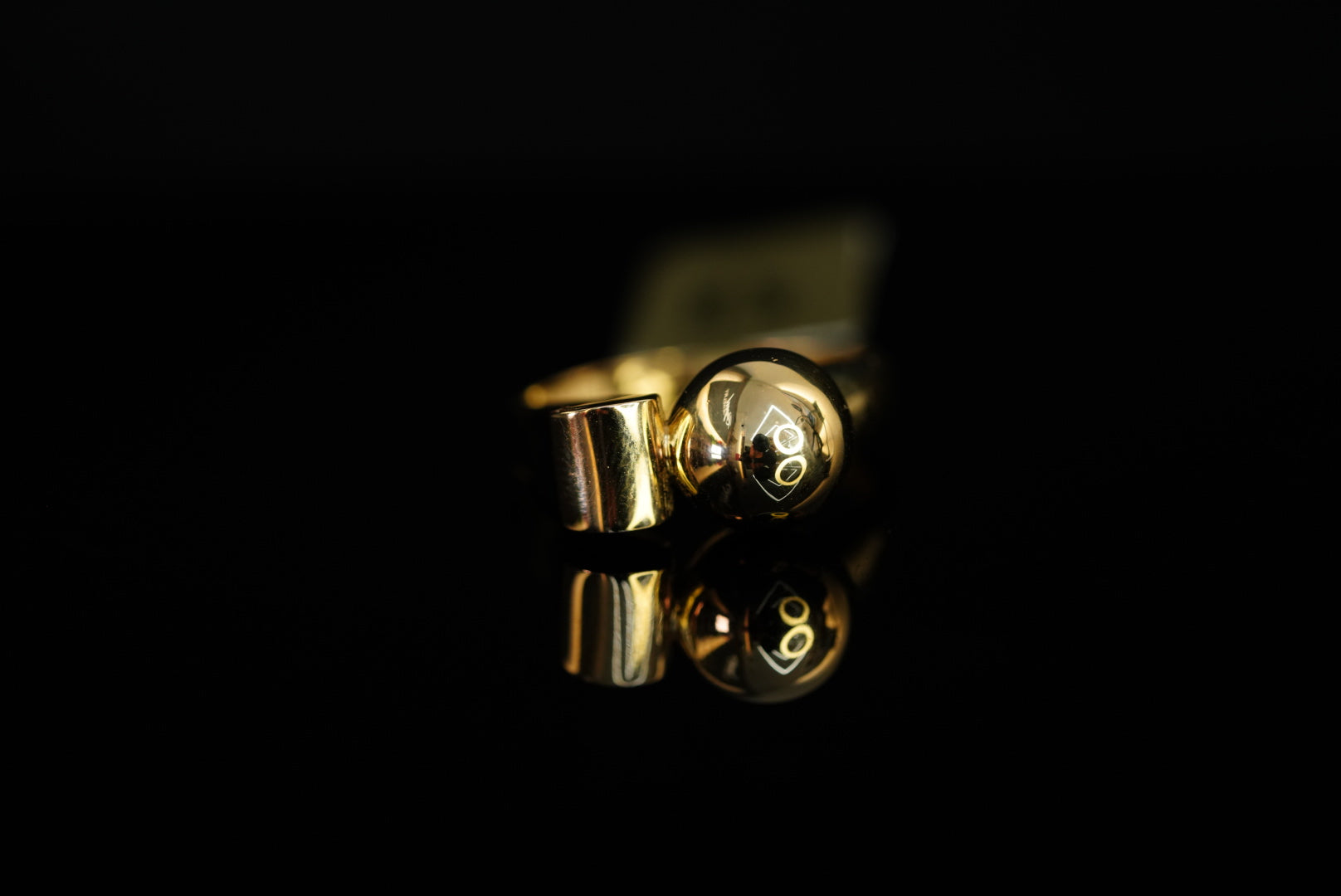 14k Ball Ring