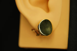 14k Circle Clip Earrings