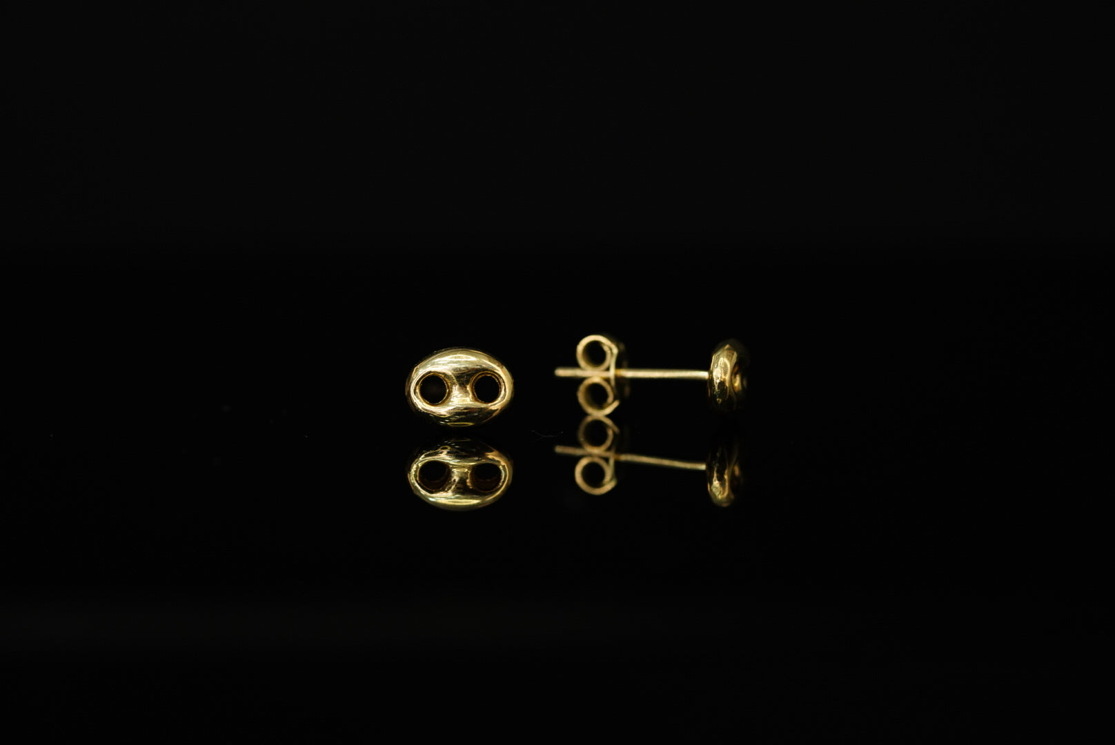 14k Ball with Holes Stud Earring