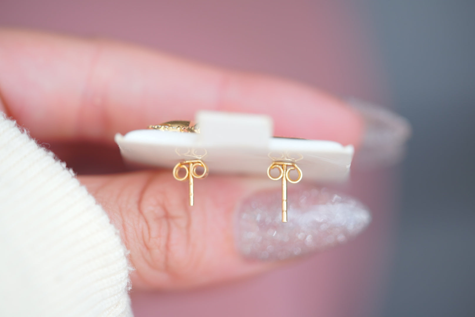 14k Earrings - Bold Hearts