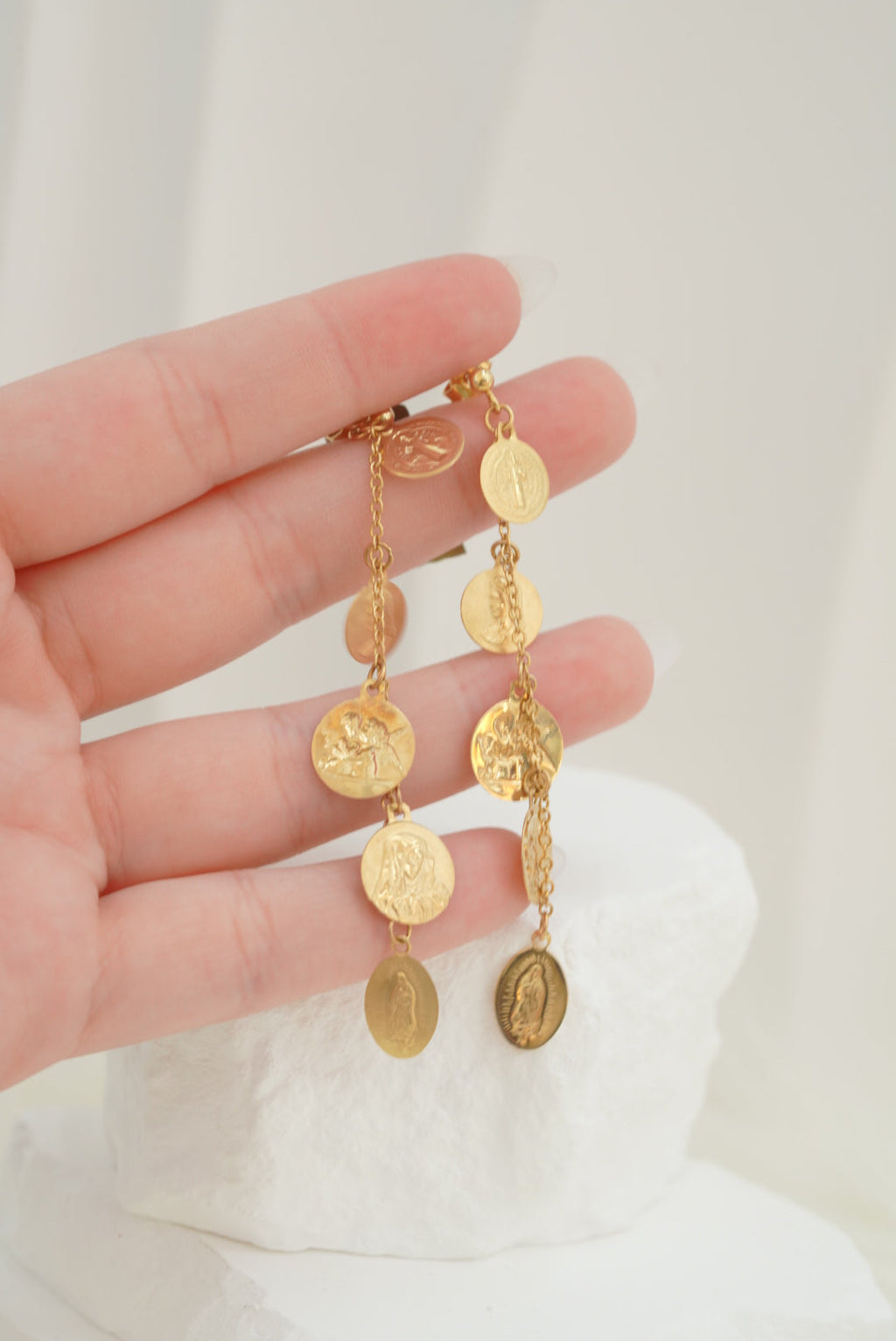 14k Earrings - Coins