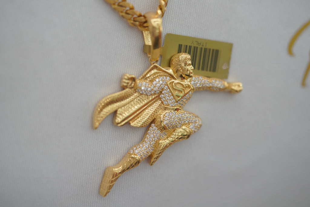 14k Pendant - SuperHero