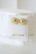 14k Earrings - Big Bold Spheres