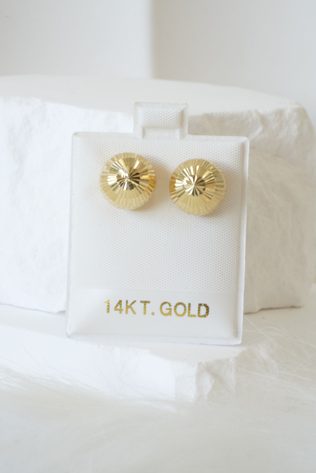 14k Earrings - Big Bold Spheres