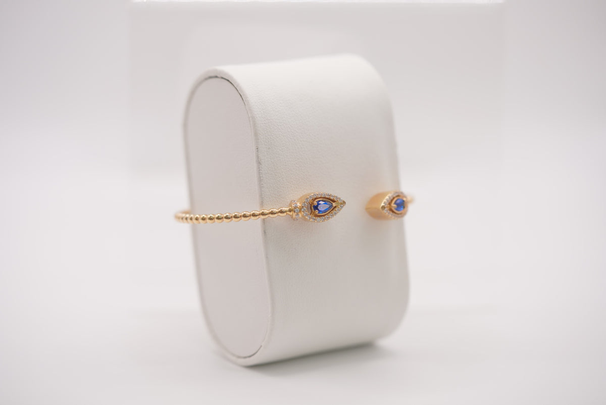 14k Women’s Bracelet - Royal Blue