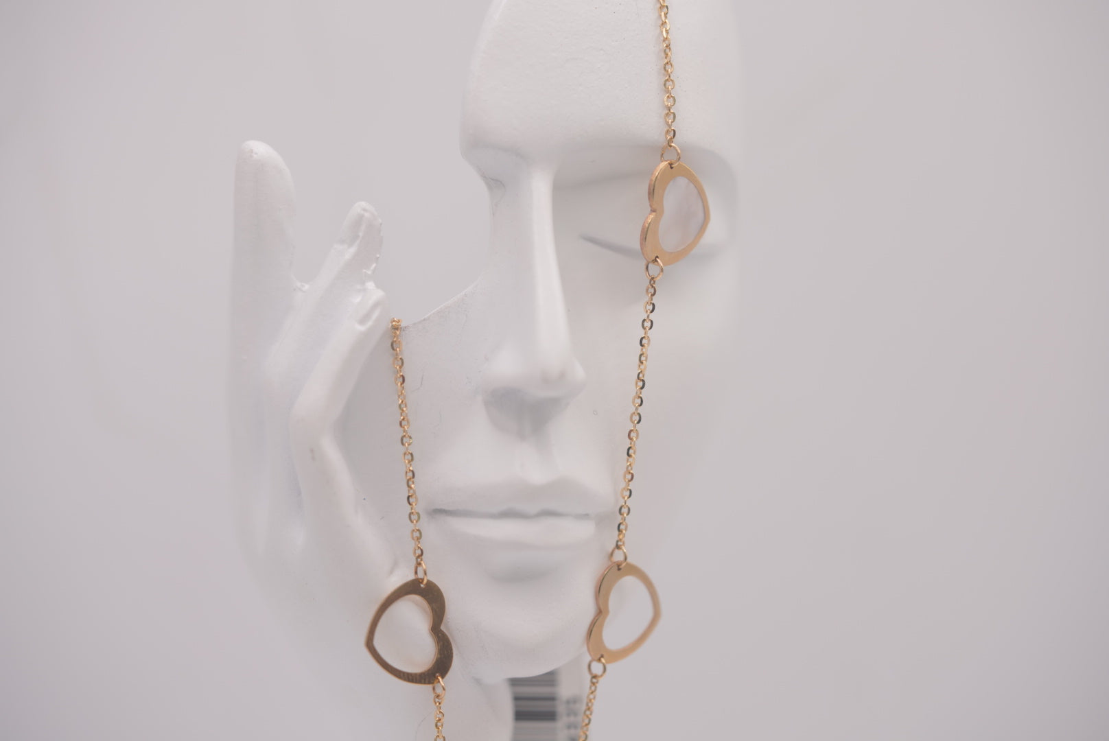 14k Women’s Necklace - Open Hearts