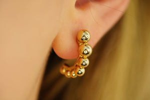 14k Balls Earrings