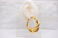 14k Hoop Earrings - Sleek Halo