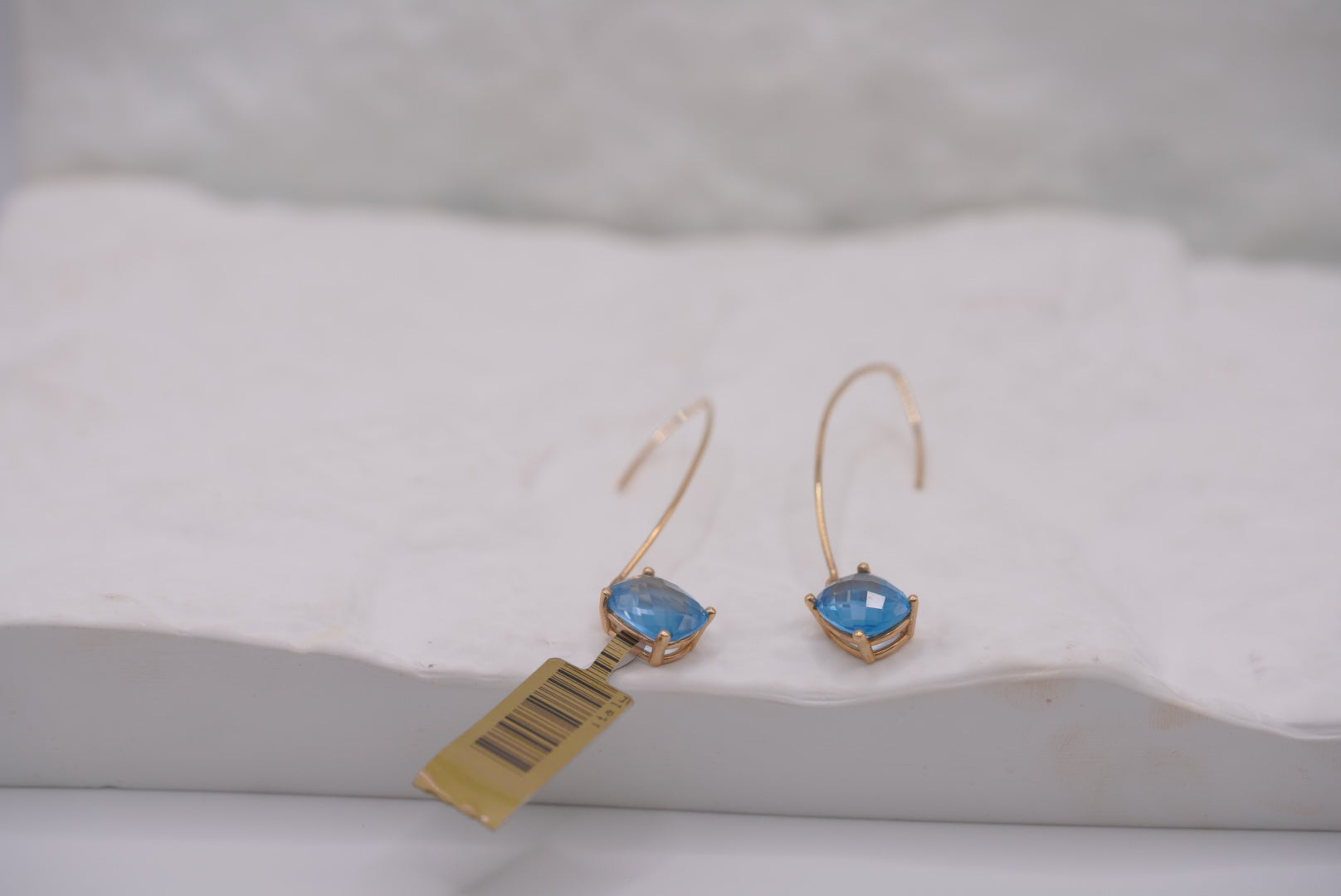 14k Earrings - Blue Beauty
