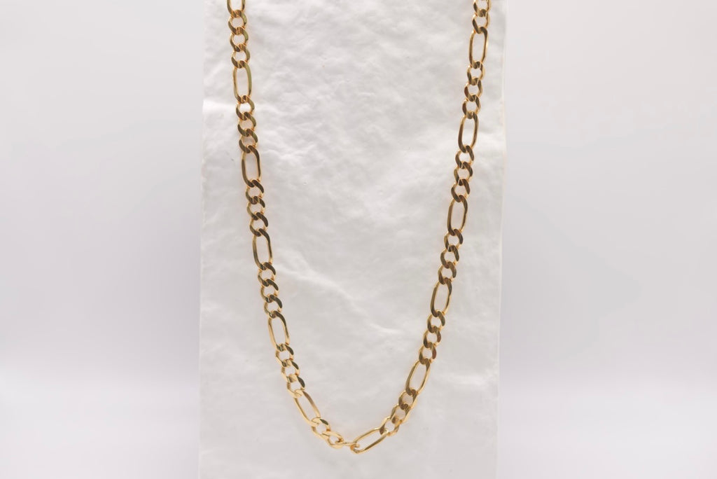 14k Fígaro Chain - Elegant Design