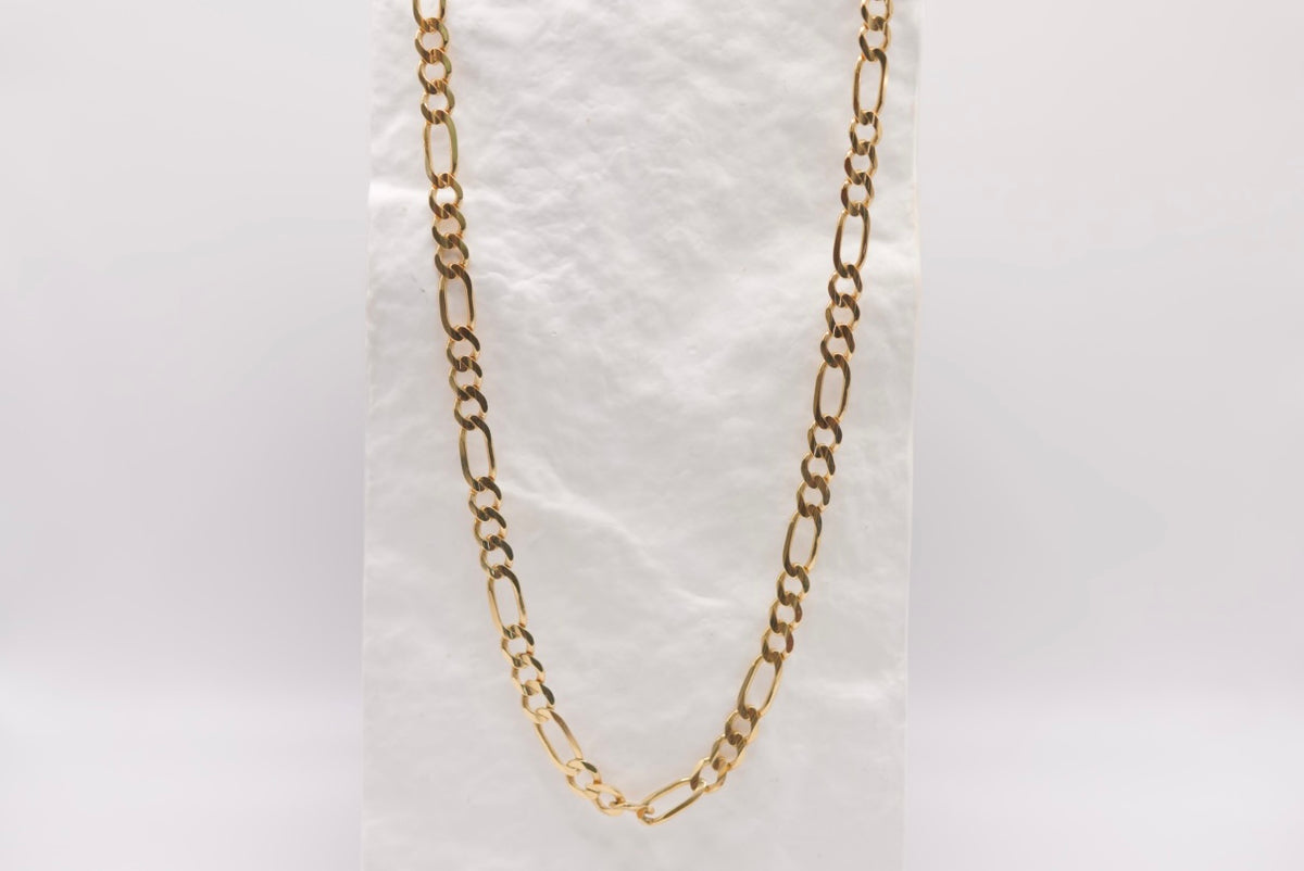14k Fígaro Chain - Elegant Design