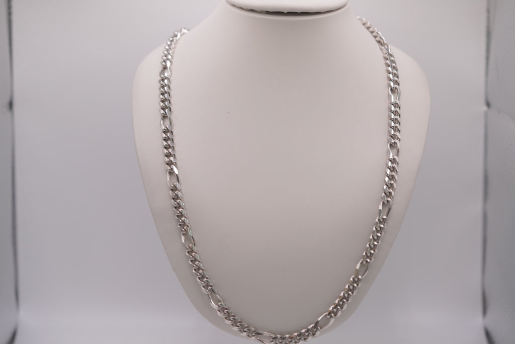 Silver Figaro Chain - Ice Classico