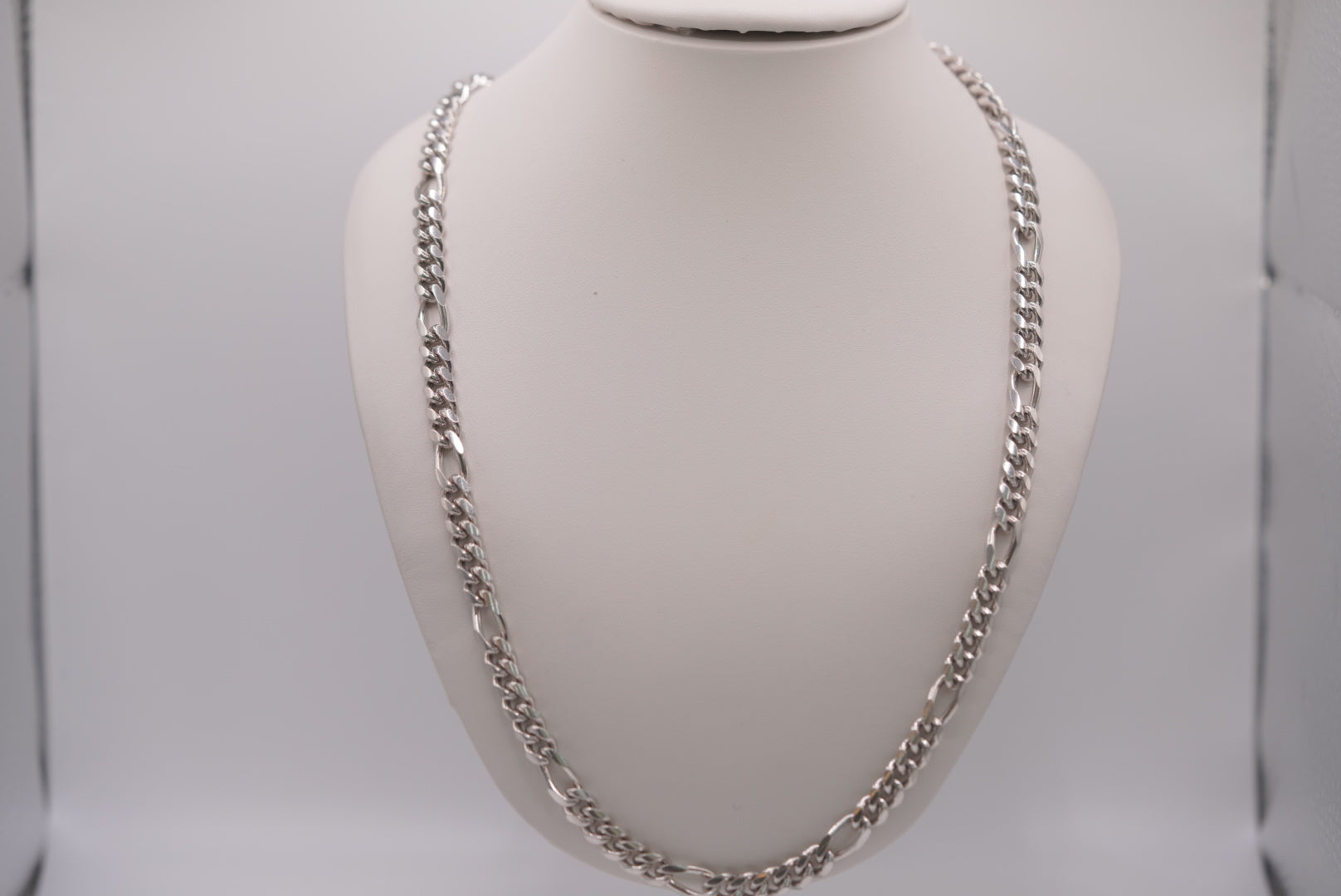 Silver Figaro Chain - Ice Classico