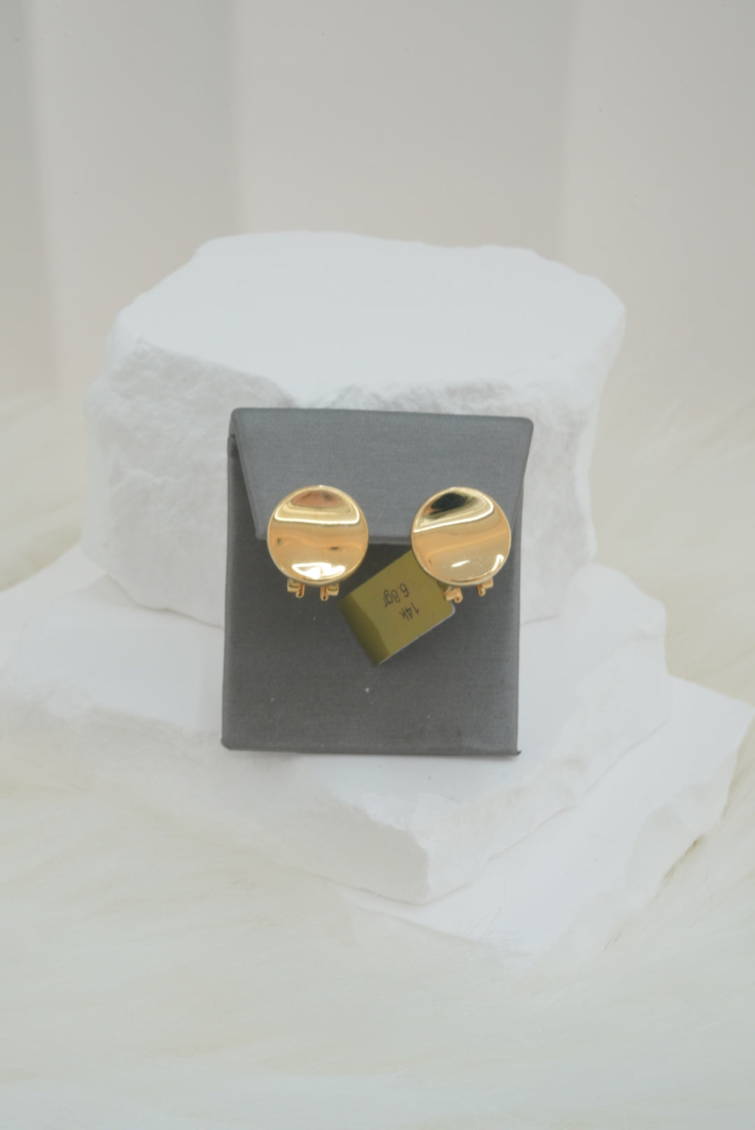 14k Earrings - Plain Ovals