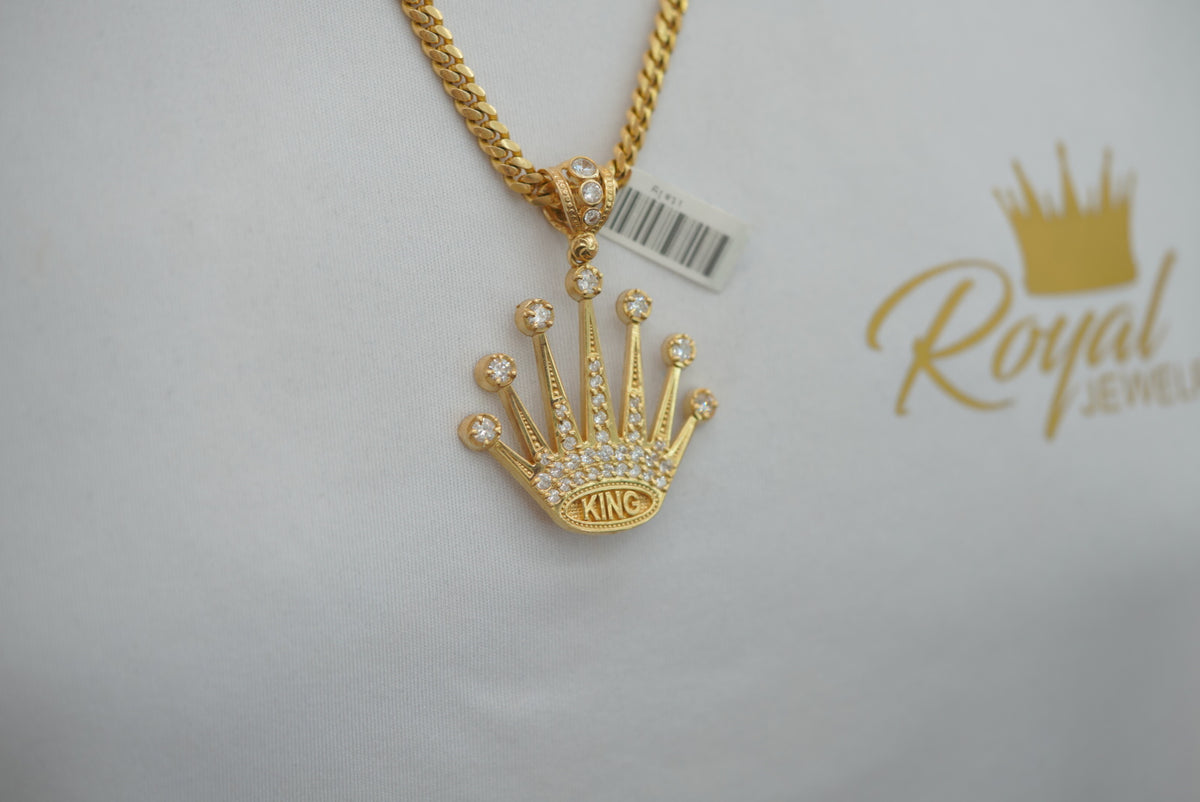 10k Pendant - Royal Crown