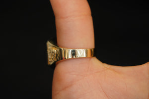 14k Dragon Two Gold Ring