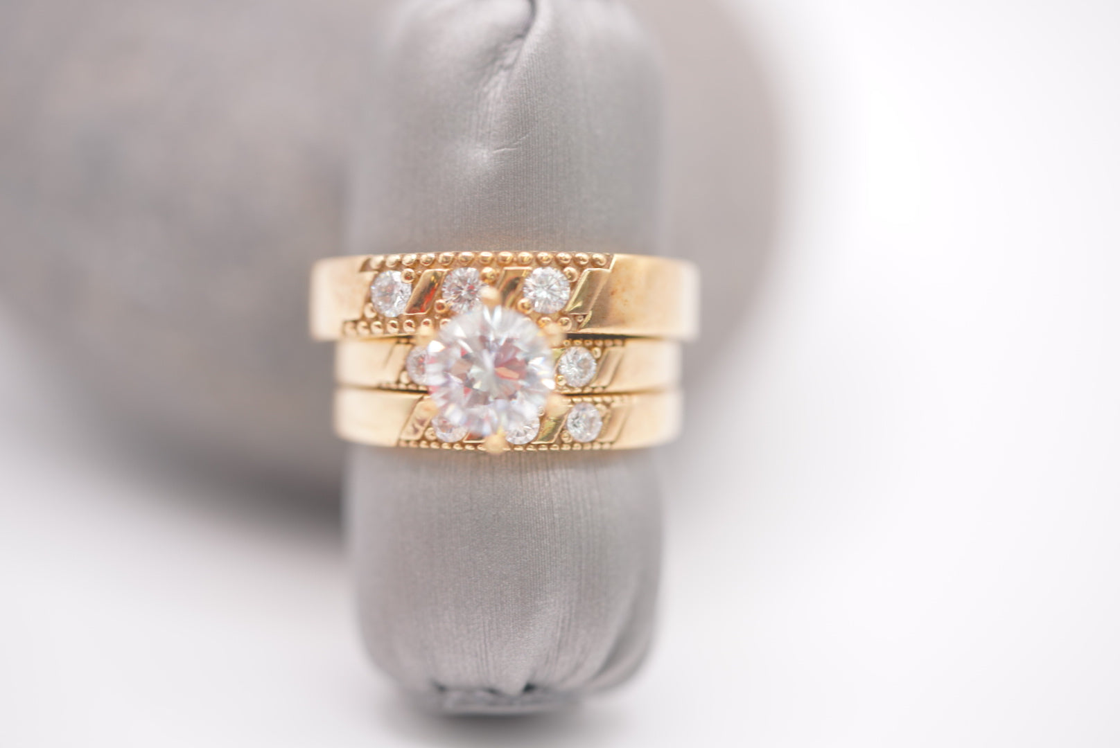 10k Wedding Rings - Shiny Love