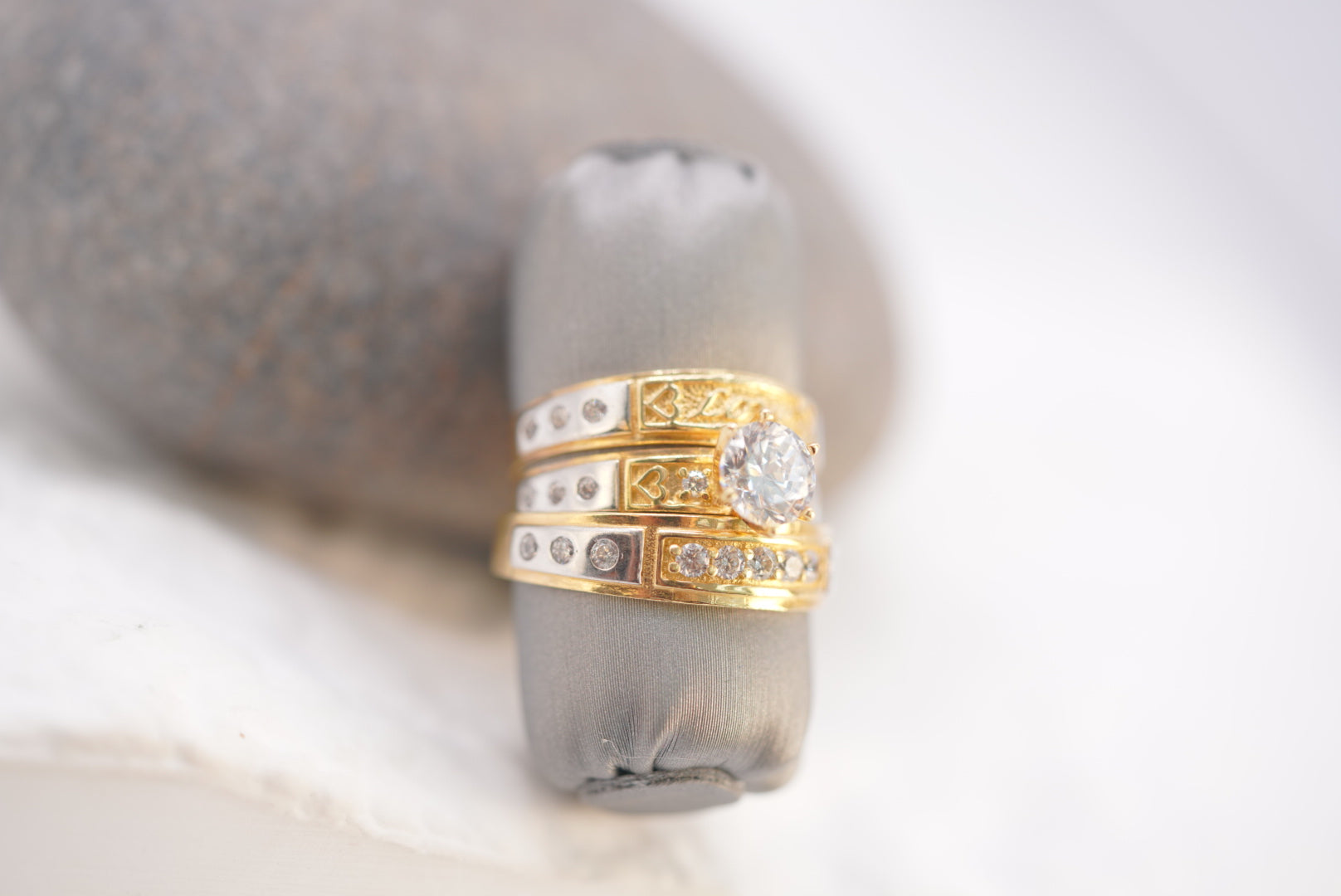 14k Matrimony Rings - Evermore