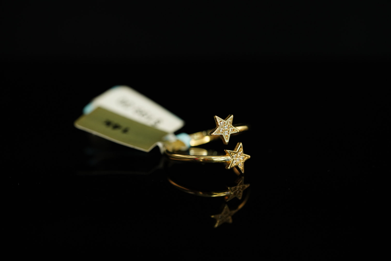 14k Two Stars Ring