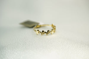 14k Tiny Butterflies Ring