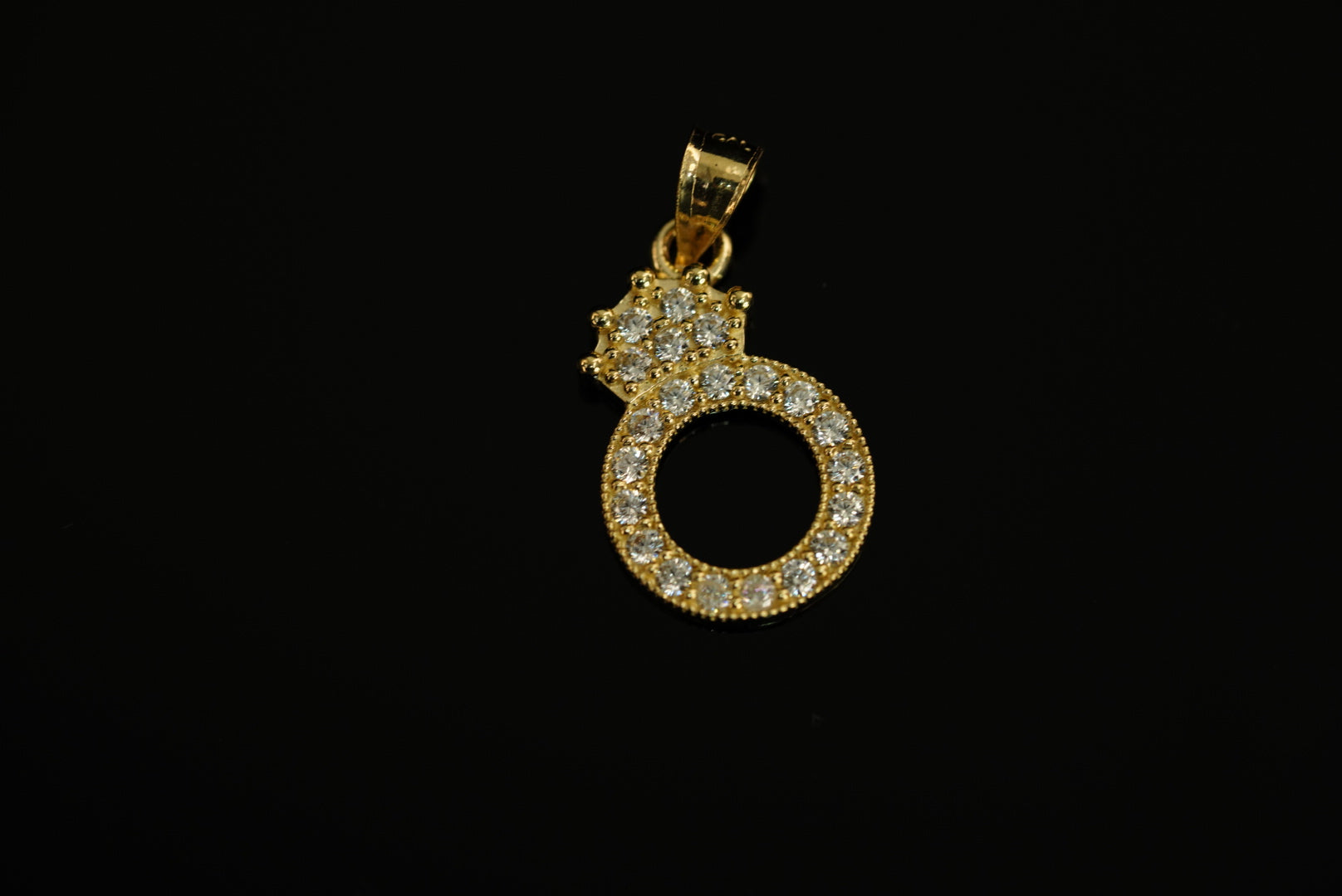 14k Initial Pendant