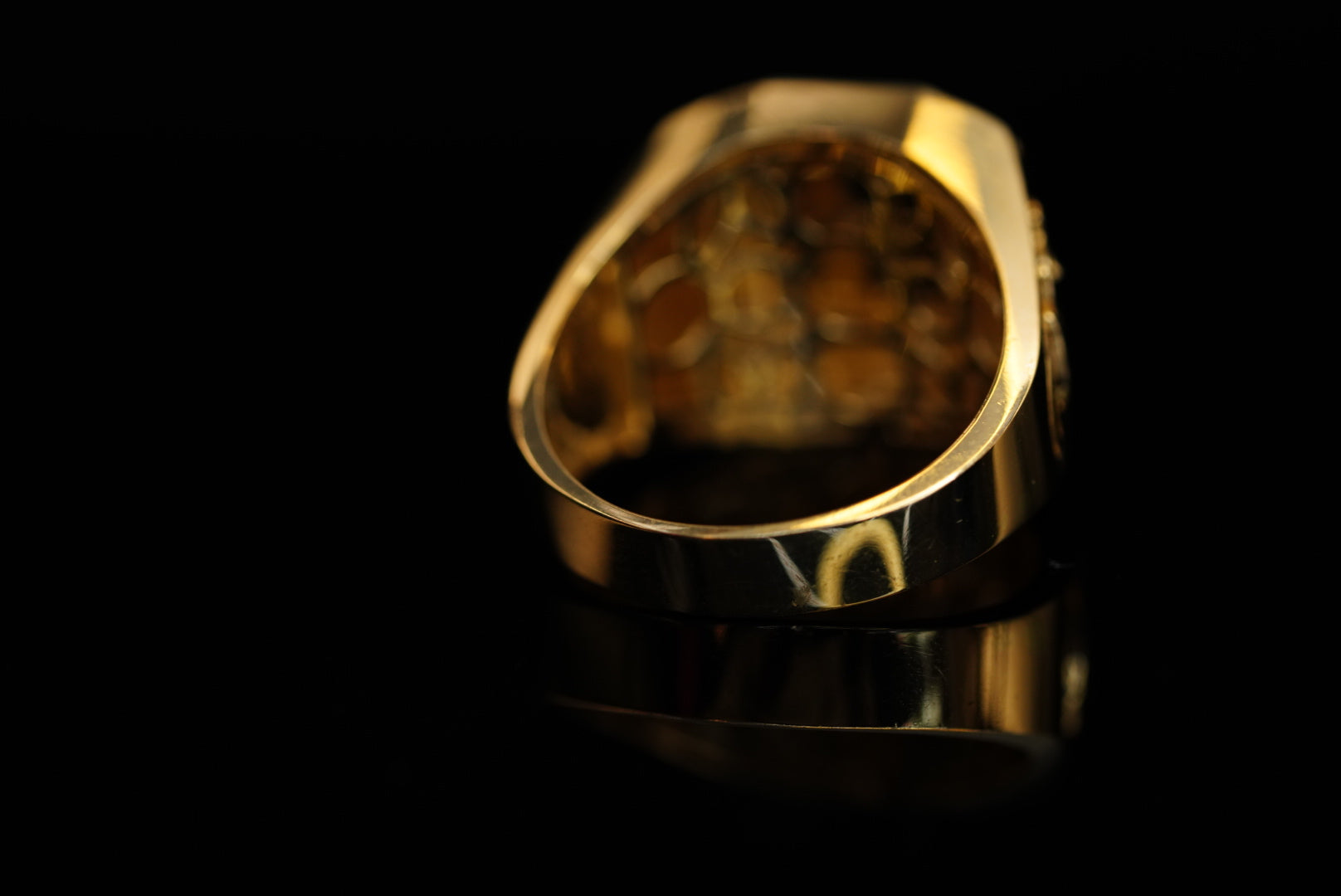 14k Dragon Two Gold Ring