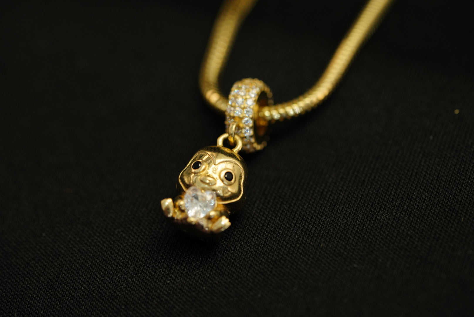 14k Penguin Charm