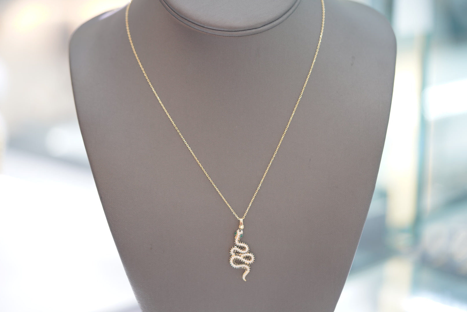 14k Women’s Necklace - Slytherin