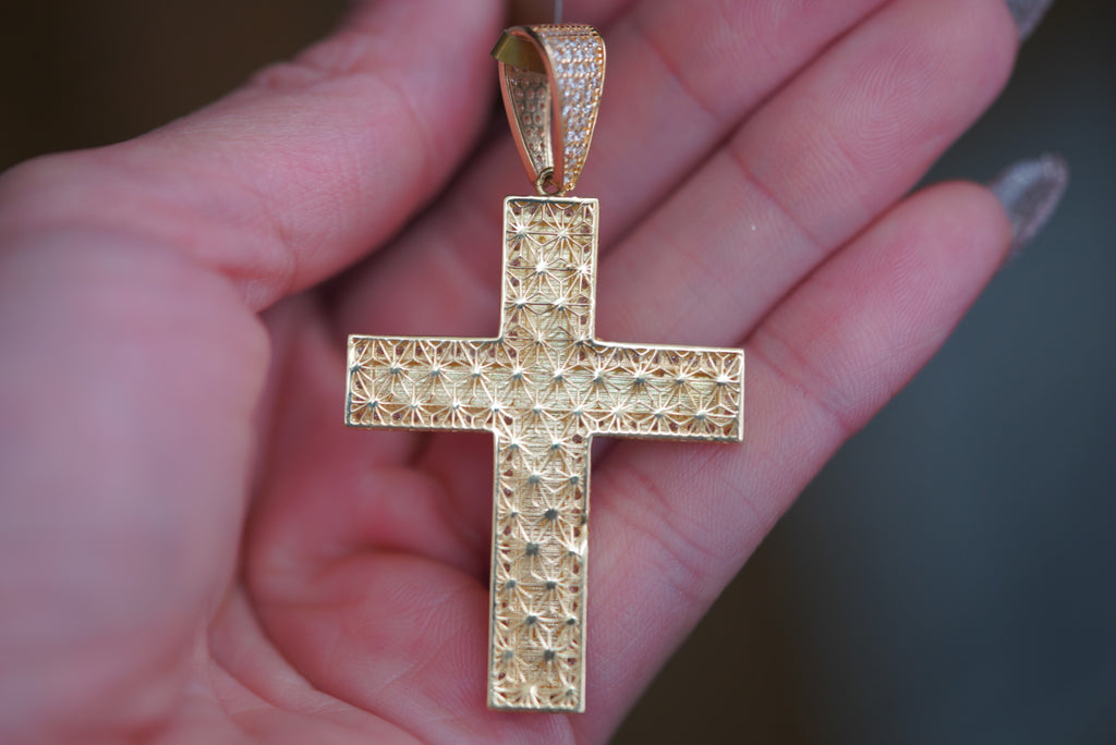 14k Pendant - Divine Cross