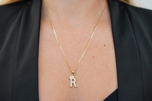 14k Initial Pendant