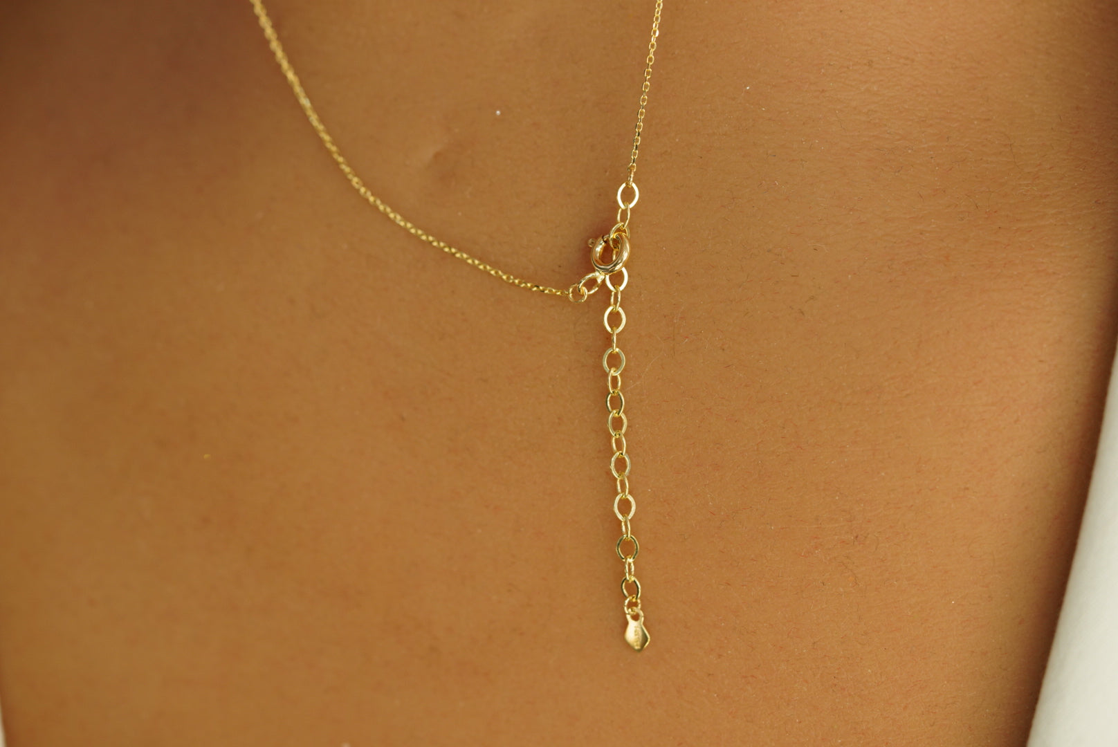 14k Buckle Necklace