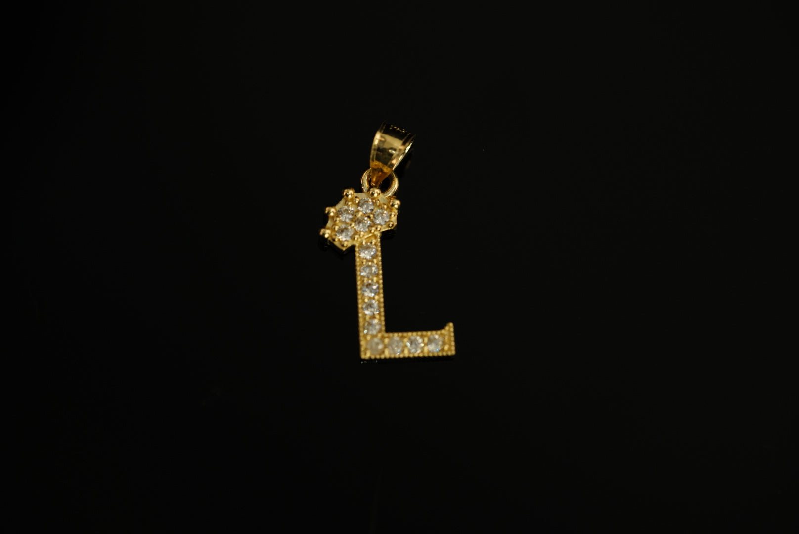 14k Initial Pendant