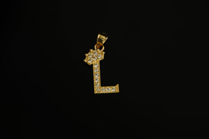 14k Initial Pendant