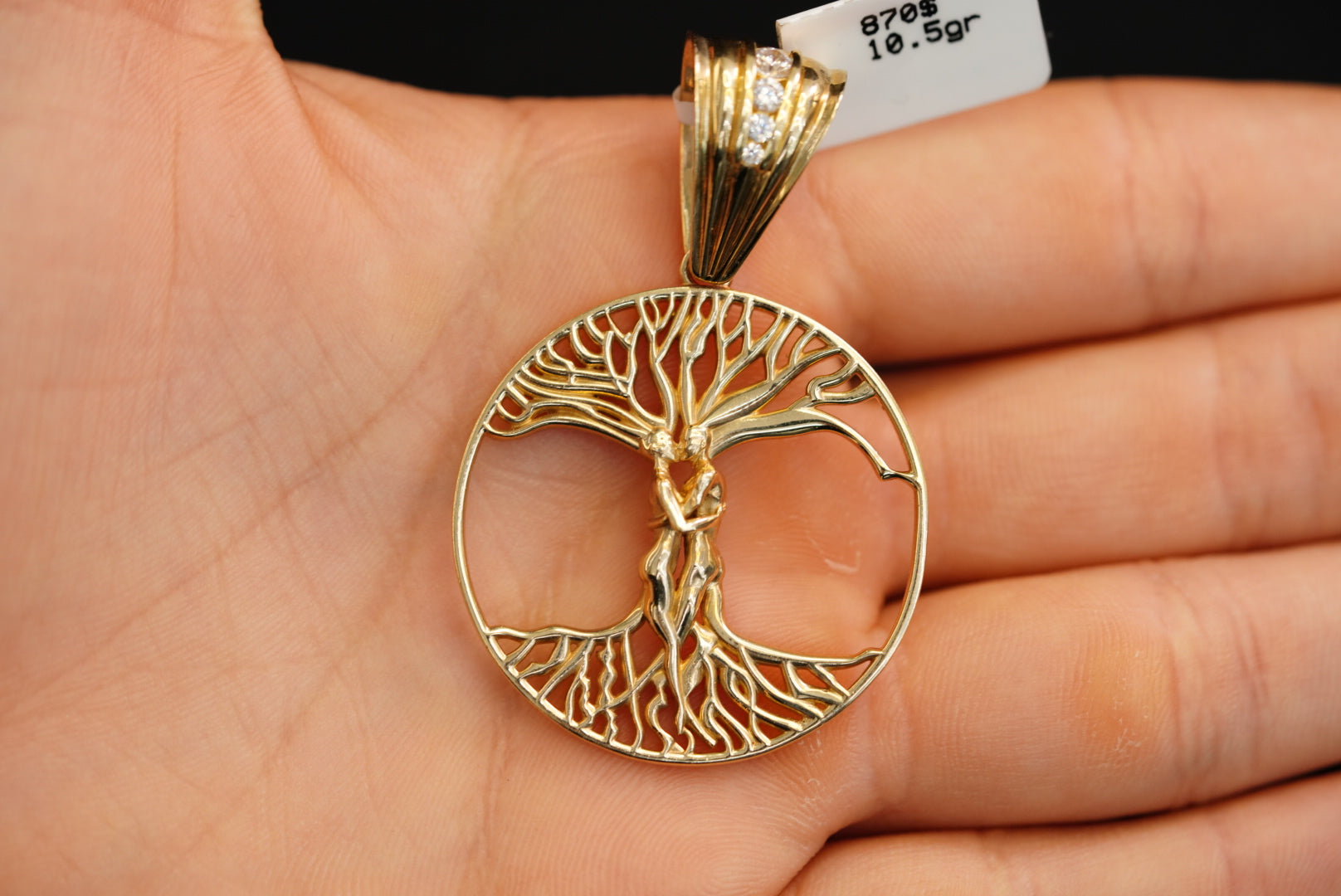 10k Tree Pendant