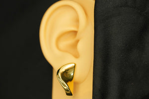 14k Teardrop Clip Earrings