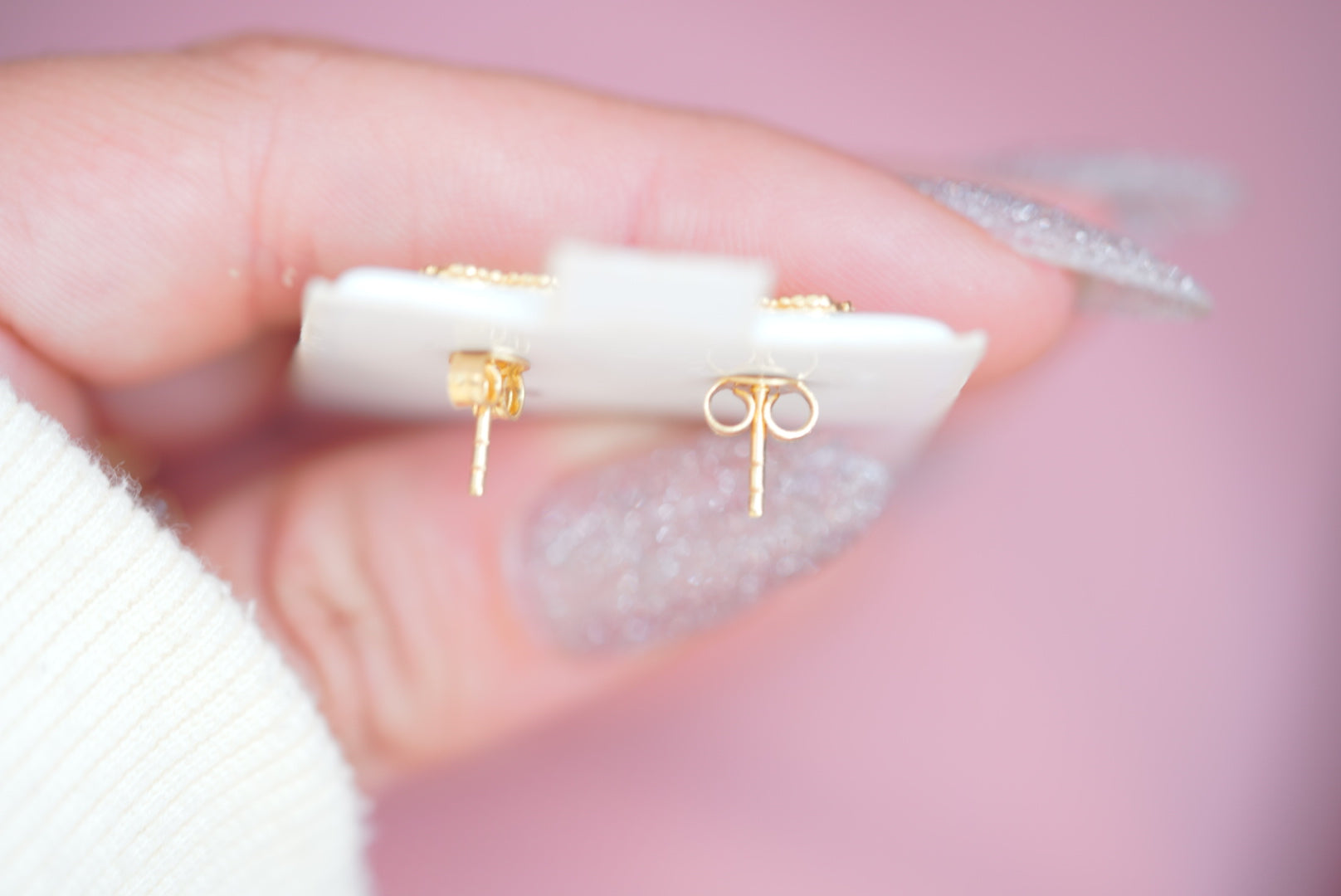 14k Earrings - Shiny Heart