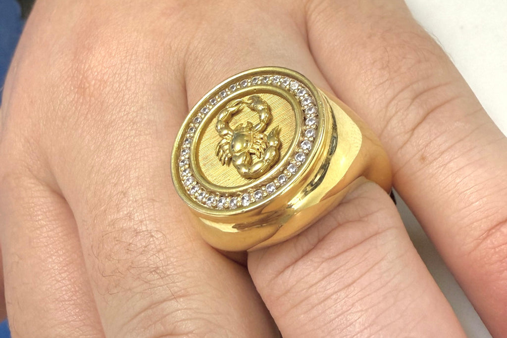 Scorpion Ring - Power Gold