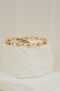 14k Bangle - Clip Chained